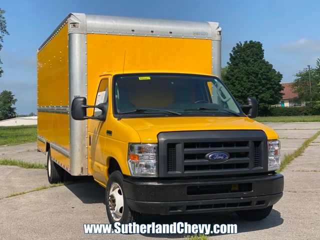 School Bus Yellow 2019 Ford E-Series Chassis Van Rear-Wheel Drive 6-Speed Automatic Overdrive