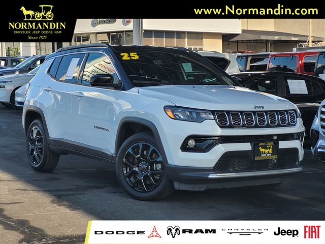 Bright White Clearcoat 2025 Jeep Compass SUV / Crossover Four-Wheel Drive 8-Speed Automatic