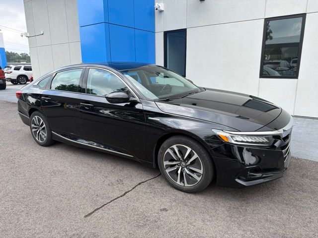 Crystal Black Pearl 2022 Honda Accord Hybrid Sedan Front-Wheel Drive Continuously Variable Transmission
