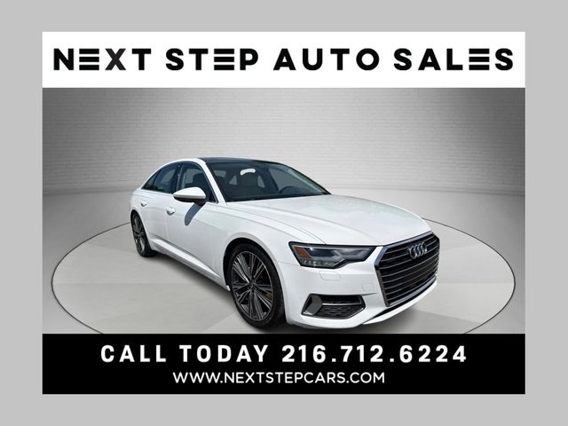 Ibis White 2020 Audi A6 45 TFSI quattro Premium AWD Sedan All-Wheel Drive 7-Speed Automatic