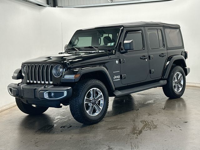 2019 Jeep Wrangler Unlimited Sahara Black at Rochrich Mazda