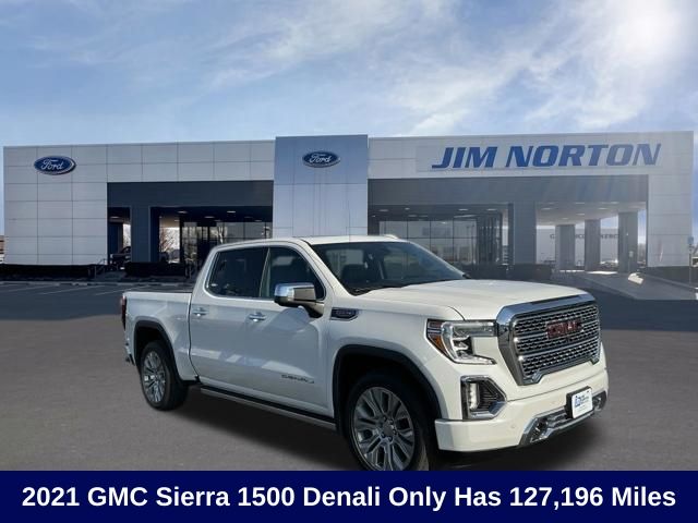 White Frost Tricoat 2021 GMC Sierra 1500 Pickup Truck Four-Wheel Drive Automatic