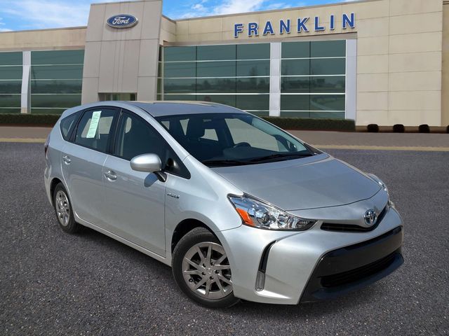 Silver 2016 Toyota Prius v Wagon Front-Wheel Drive Continuously Variable Transmission