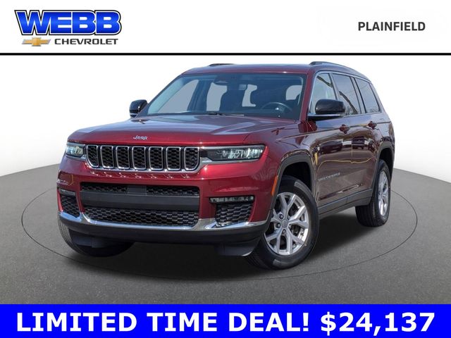 Velvet Red Pearlcoat 2021 Jeep Grand Cherokee L Limited 4WD SUV / Crossover Four-Wheel Drive 8-Speed Automatic