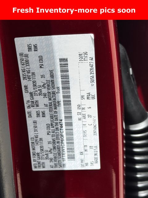 2016 Ford F-150 XLT Red at Gullo Toyota