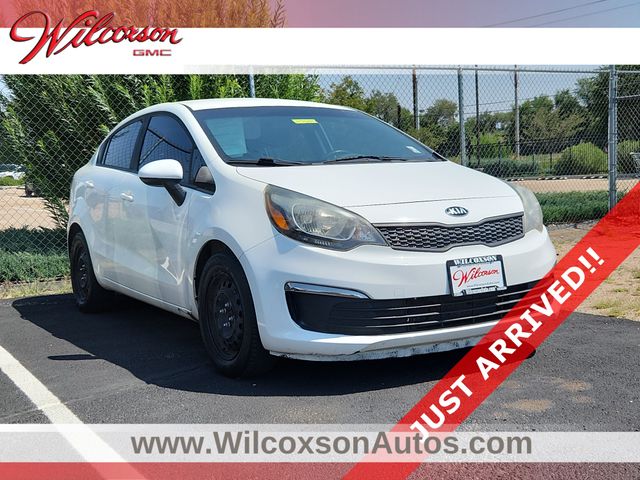 Clear White 2017 Kia Rio Sedan Front-Wheel Drive 6-Speed Automatic