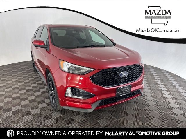 Red Metallic 2021 Ford Edge ST Line AWD SUV / Crossover All-Wheel Drive 8-Speed Automatic