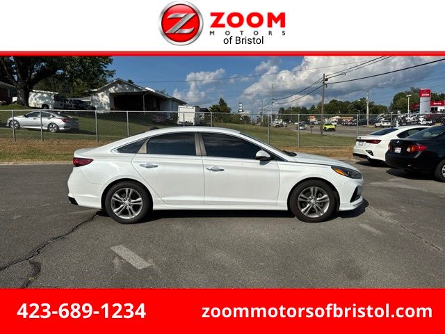 Quartz White Pearl 2018 Hyundai Sonata Sedan Front-Wheel Drive 6-Speed Automatic