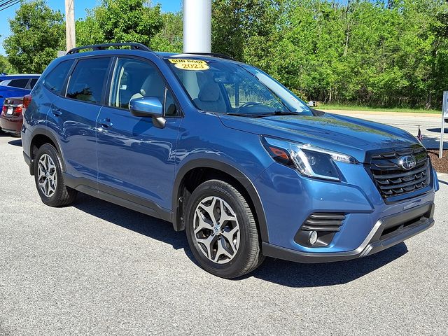 2023 Subaru Forester Premium Blue at Subaru and VW of Moon Township