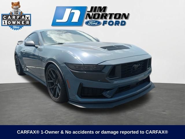 Vapor Blue 2024 Ford Mustang Coupe Rear-Wheel Drive 6-Speed Manual