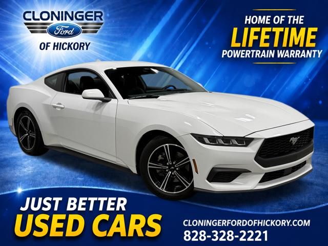 Oxford White 2024 Ford Mustang Coupe Rear-Wheel Drive Automatic