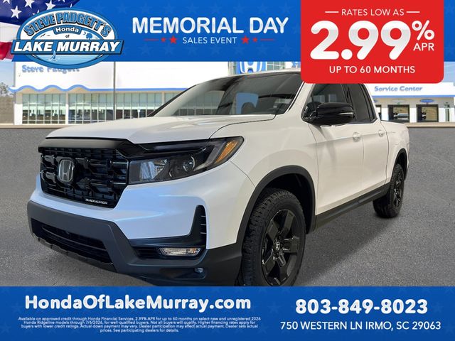 Platinum White Pearl 2026 Honda Ridgeline Black Edition AWD Pickup Truck All-Wheel Drive 9-Speed Automatic