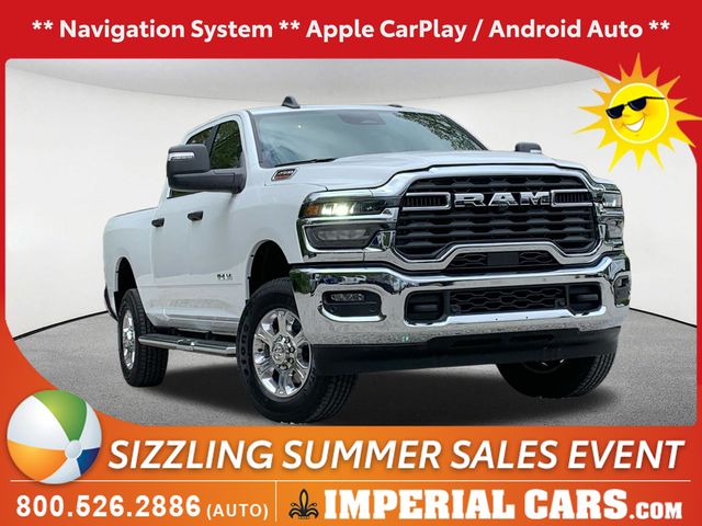 Bright White Clearcoat 2026 RAM 2500 Big Horn Crew Cab 4WD Pickup Truck Four-Wheel Drive 8-Speed Automatic