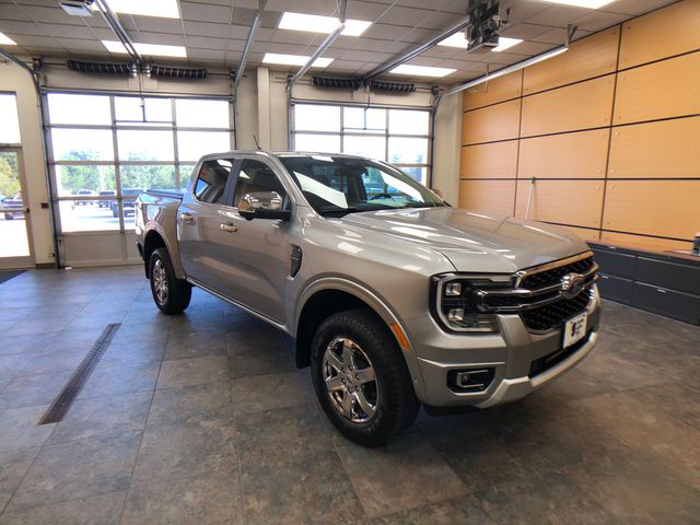Silver Metallic 2024 Ford Ranger Pickup Truck Four-Wheel Drive Automatic
