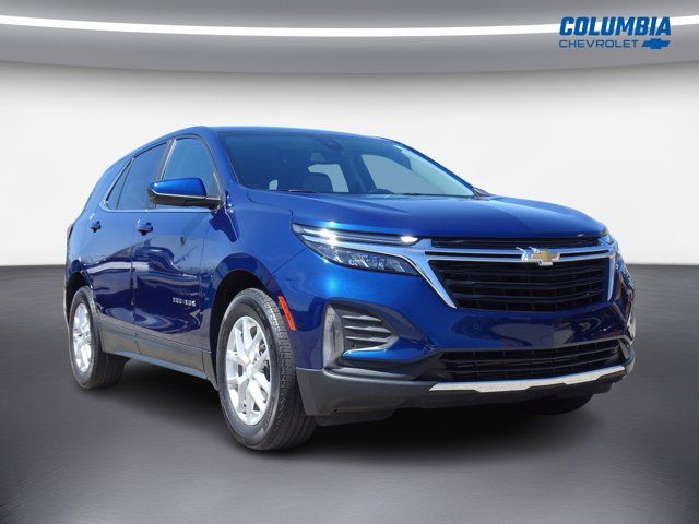 Blue Glow Metallic 2022 Chevrolet Equinox LT FWD with 1LT SUV / Crossover Front-Wheel Drive 6-Speed Automatic Overdrive