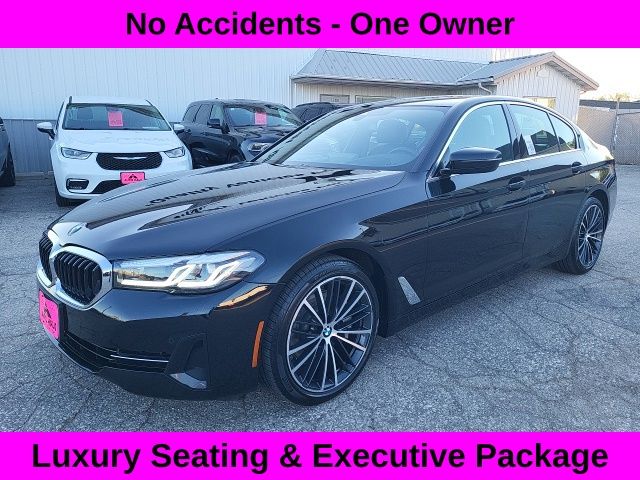 Black Sapphire Metallic 2023 BMW 5 Series 530i xDrive AWD Sedan All-Wheel Drive 8-Speed Automatic