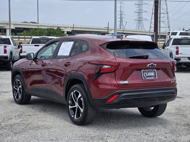 2024 Chevrolet Trax 1RS Red at Classic Elite Chevrolet Hwy 6