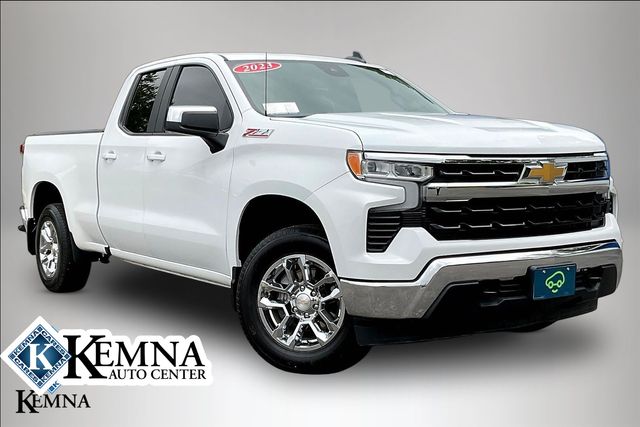 Summit White 2023 Chevrolet Silverado 1500 Pickup Truck Four-Wheel Drive Automatic
