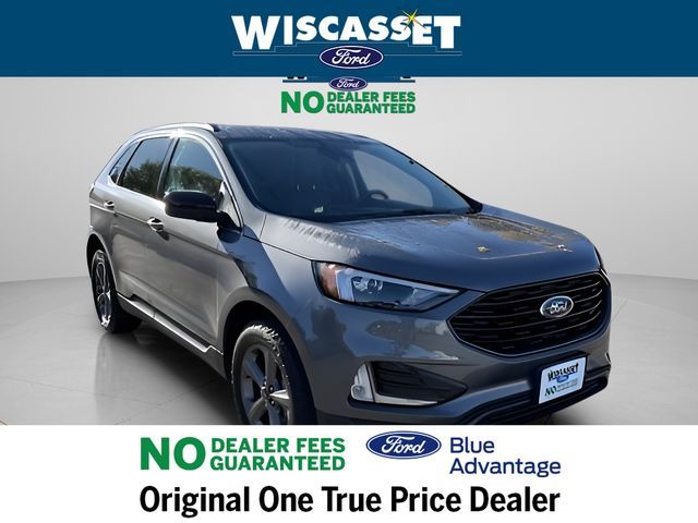 Carbonized Gray Metallic 2022 Ford Edge SEL AWD SUV / Crossover All-Wheel Drive 8-Speed Automatic