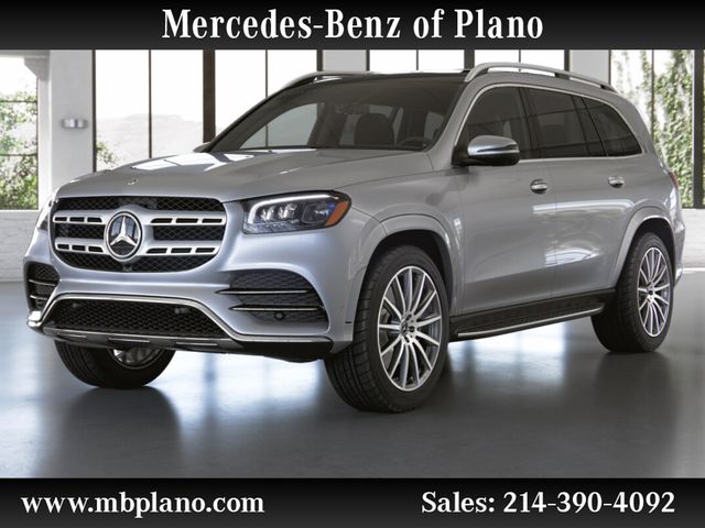 Cirrus Silver/Selenite Gray 2022 Mercedes-Benz GLS SUV / Crossover All-Wheel Drive 9-Speed Automatic