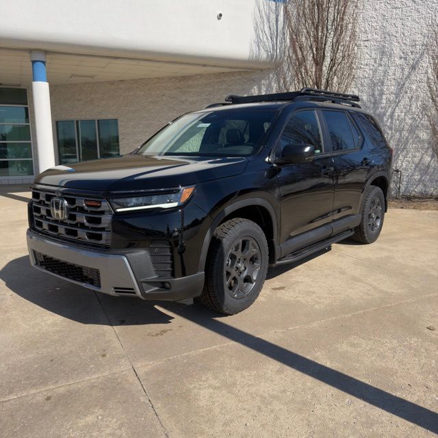 Crystal Black 2026 Honda Pilot TrailSport AWD SUV / Crossover All-Wheel Drive Automatic