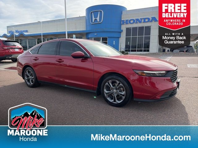 Radiant Red Metallic 2023 Honda Accord EX FWD Sedan Front-Wheel Drive Continuously Variable Transmission