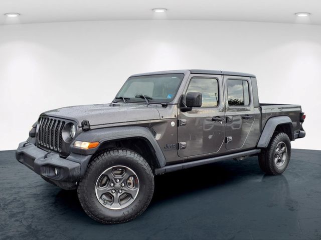 Gray (Granite Crystal Metallic Clearcoat) 2020 Jeep Gladiator Pickup Truck Four-Wheel Drive 8-Speed Automatic