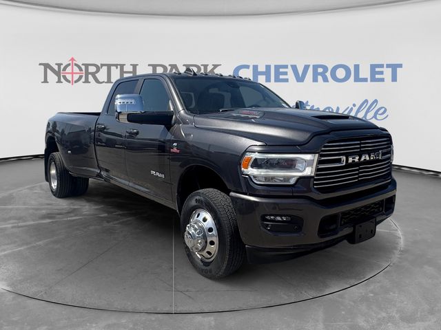 Gray (Granite Crystal Metallic Clearcoat) 2023 RAM 3500 Pickup Truck Four-Wheel Drive 6-Speed Automatic