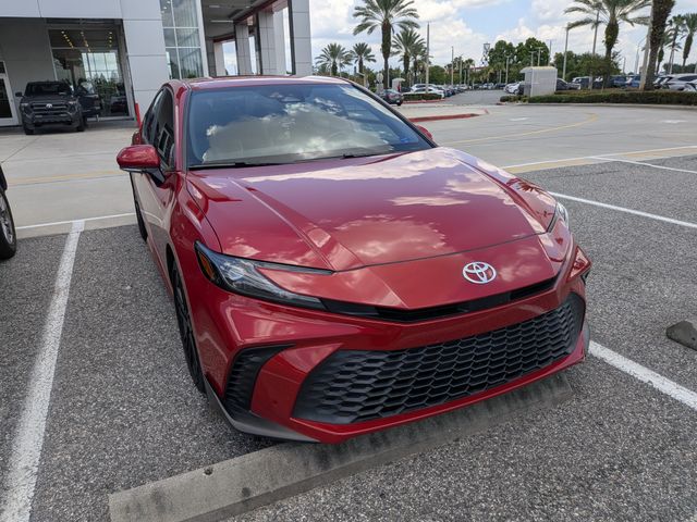 Supersonic Red 2025 Toyota Camry Sedan Front-Wheel Drive Continuously Variable Transmission