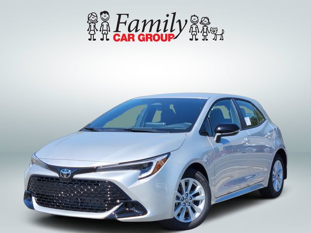 Silver 2026 Toyota Corolla Hatchback Hatchback Front-Wheel Drive Continuously Variable Transmission