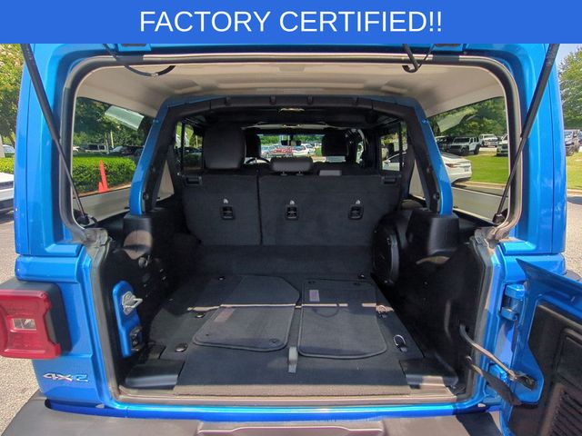 Used 2021 Blue Jeep Unlimited Sahara 4xe image 31