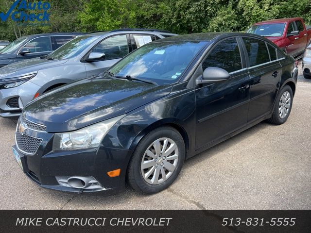 Black Granite Metallic 2011 Chevrolet Cruze LS Sedan FWD Sedan Front-Wheel Drive 6-Speed Automatic Overdrive