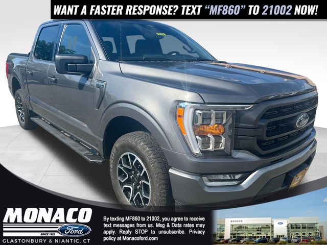 Gray Metallic 2023 Ford F-150 Pickup Truck Four-Wheel Drive Automatic