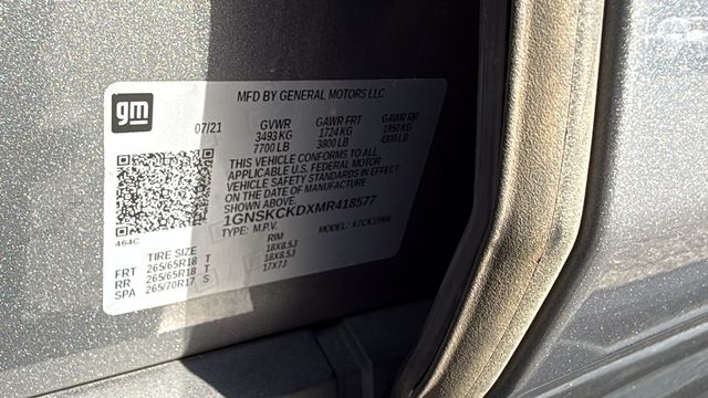 used 2021 Chevrolet Suburban car, priced at $36,171