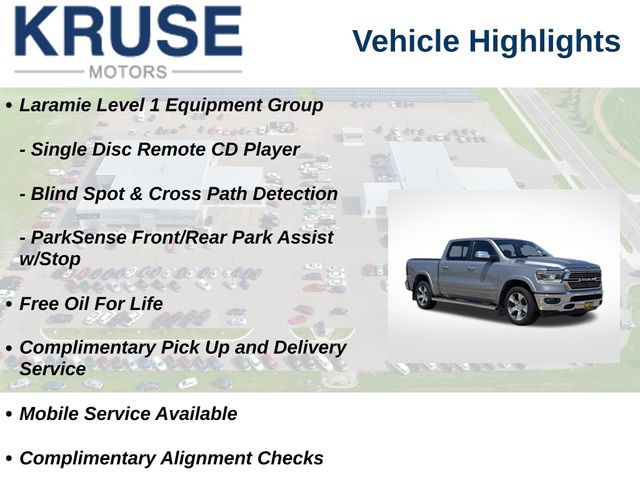 2019 Ram 1500 Laramie Crew Cab 4x4 5'7" Box