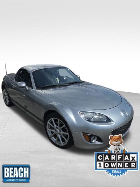 Liquid Silver Metallic 2012 Mazda MX-5 Miata Grand Touring RWD with Power Hard Top Convertible Rear-Wheel Drive 6-Speed Automatic