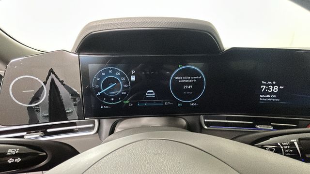 2025 Serenity White Hyundai Elantra Hybrid SEL Sport FWD Sedan