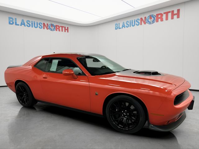 Go Mango! 2017 Dodge Challenger R/T Scat Pack RWD Coupe Rear-Wheel Drive 6-Speed Manual