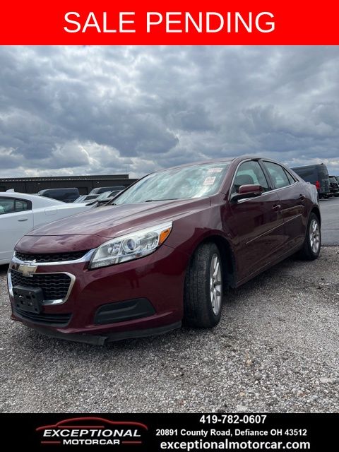 Butte Red Metallic 2015 Chevrolet Malibu 1LT FWD Sedan Front-Wheel Drive 6-Speed Automatic Overdrive