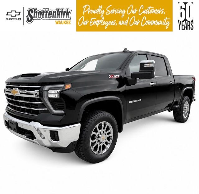 Black 2026 Chevrolet Silverado 2500HD Pickup Truck Four-Wheel Drive Automatic