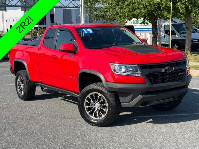 Red Hot 2019 Chevrolet Colorado Pickup Truck Four-Wheel Drive 8-Speed Automatic
