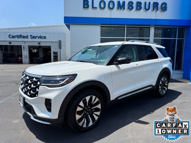 White Metallic 2026 Ford Explorer SUV / Crossover All-Wheel Drive Automatic