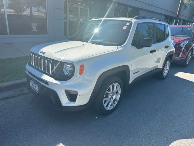 Alpine White Clearcoat 2021 Jeep Renegade SUV / Crossover Front-Wheel Drive 9-Speed Automatic