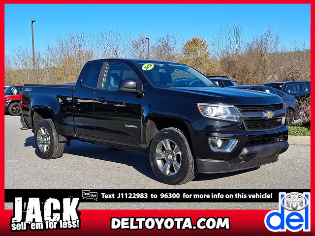 Black 2018 Chevrolet Colorado Z71 Extended Cab LB 4WD Pickup Truck Four-Wheel Drive 8-Speed Automatic