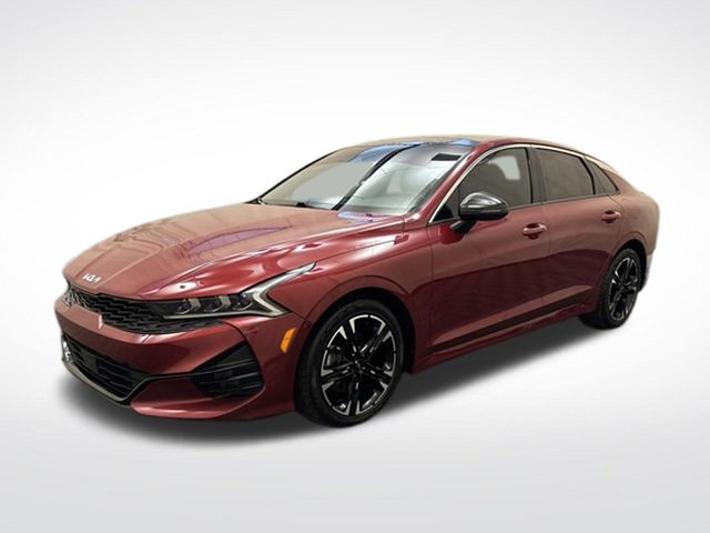 Passion Red 2023 Kia K5 Sedan Front-Wheel Drive 8-Speed Automatic