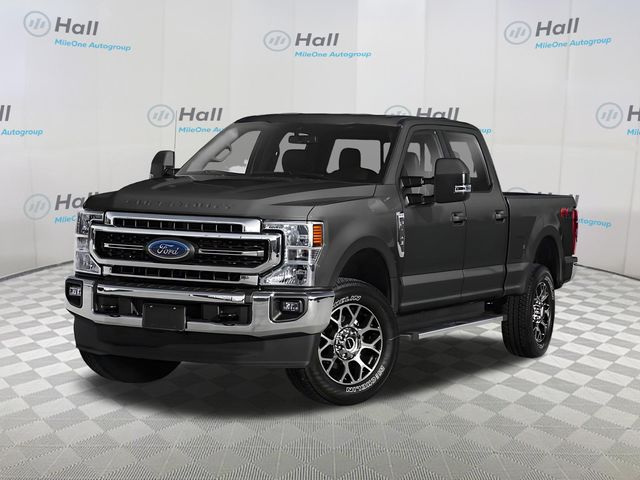 Gray Metallic 2021 Ford F-250 Super Duty Lariat Crew Cab 4WD Pickup Truck Four-Wheel Drive Automatic