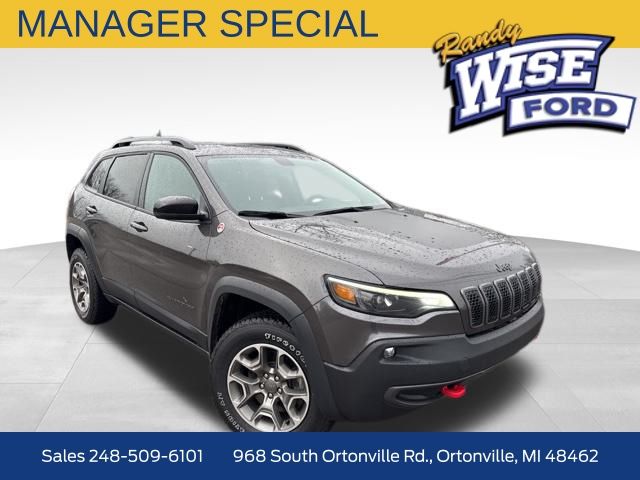 Gray (Granite Crystal Metallic Clearcoat) 2022 Jeep Cherokee Trailhawk 4WD SUV / Crossover Four-Wheel Drive 9-Speed Automatic