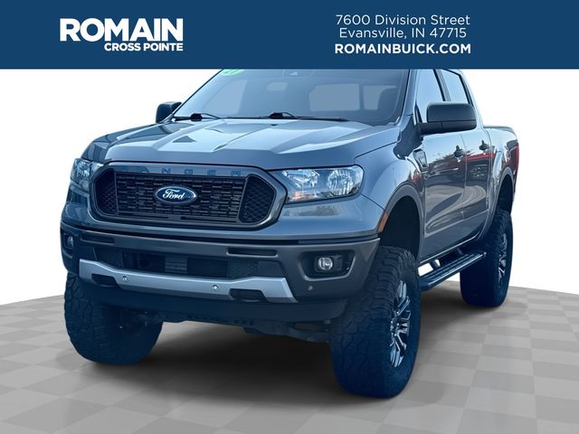 Gray 2021 Ford Ranger Pickup Truck Four-Wheel Drive Automatic