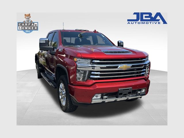 Cherry Red Tintcoat 2022 Chevrolet Silverado 2500HD High Country Crew Cab 4WD Pickup Truck Four-Wheel Drive Automatic