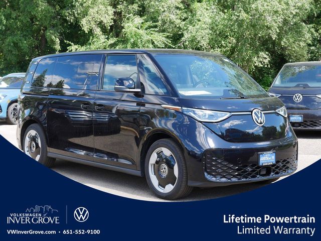 Deep Black 2025 Volkswagen ID.Buzz Pro S RWD Minivan Rear-Wheel Drive Automatic